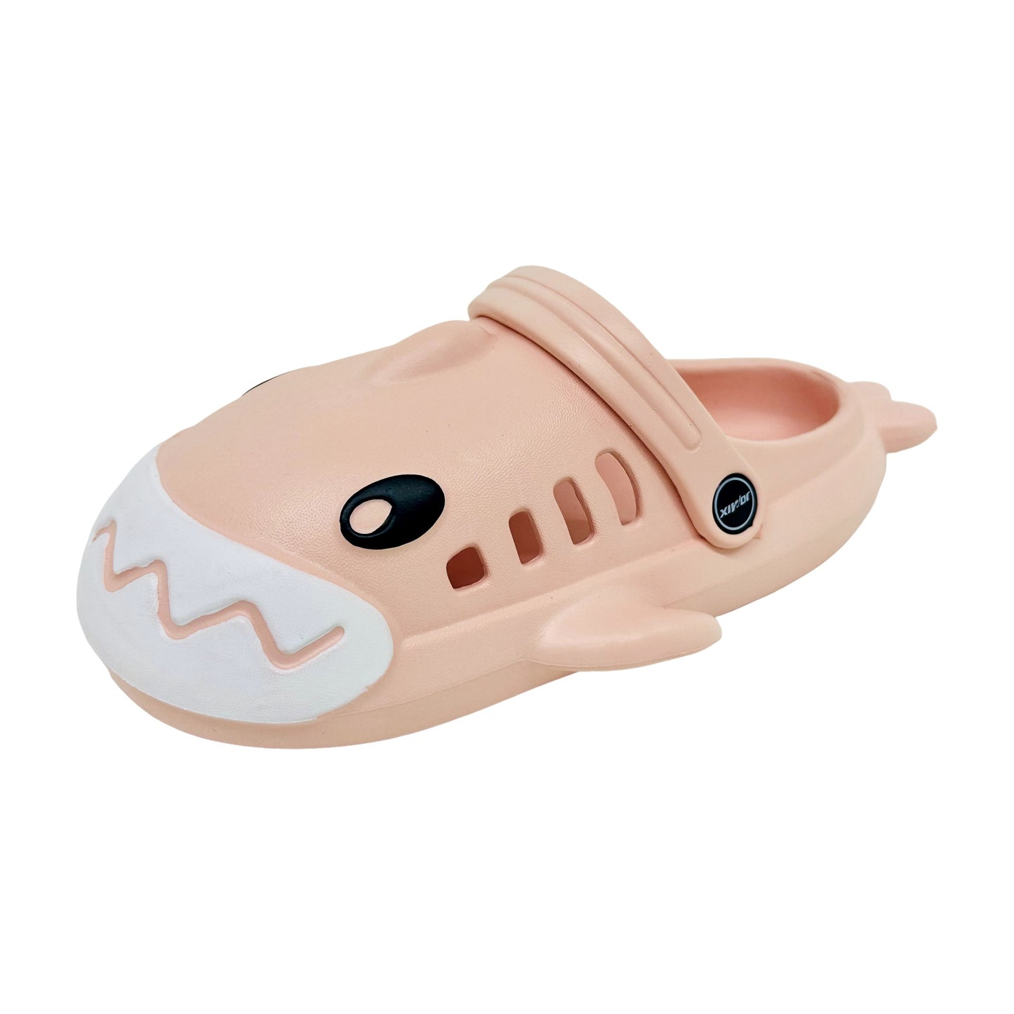 Chinelo Infantil de Tubarão – Fofo, Confortável e Divertido para Crianças Moda Verão Cor de rosa choque
