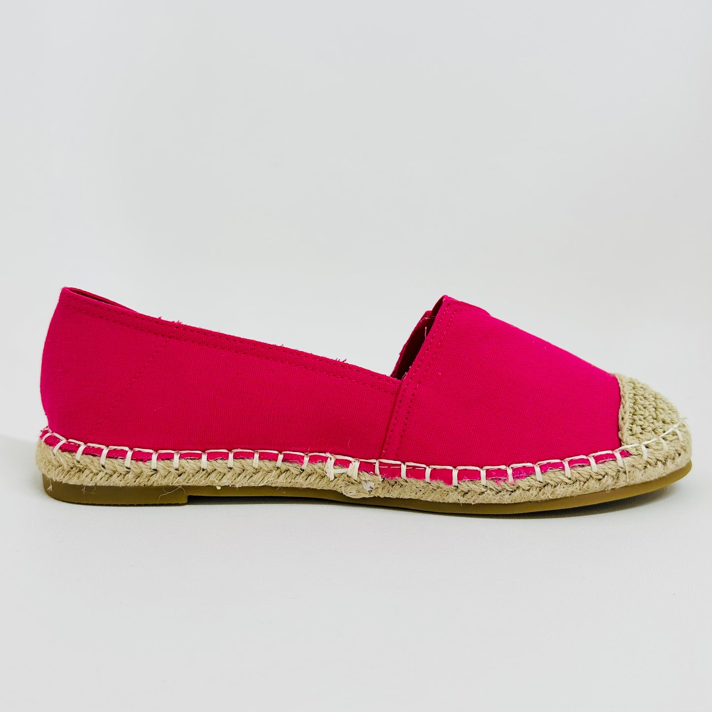 Alpargatas Femininas em Lona – Leves, Confortáveis e Estilosas – Rosa de Várias Cores com Linho Tecido de Palha Para verão